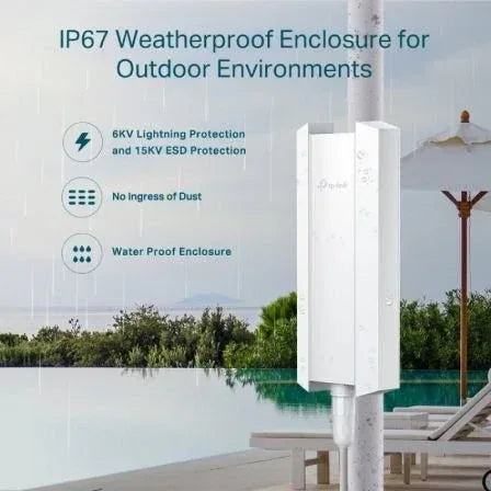 Punto de Acceso Inalámbrico TP-Link Omada EAP610-OUTDOOR/ WiFi 6/ PoE/ 1800Mbps/ 2.4GHz 5GHz/ Antenas de 5dBi/ WiFi 802.11ax/ac/a/n/b/g - PixelPlaza