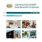 Punto de Acceso Inalámbrico TP-Link Omada EAP650-WALL/ WiFi 6/ PoE+/ 2976Mbps/ 2.4GHz 5GHz/ Antenas de 5dBi/ WiFi 802.11 ax/ac/a/n/b/g - PixelPlaza