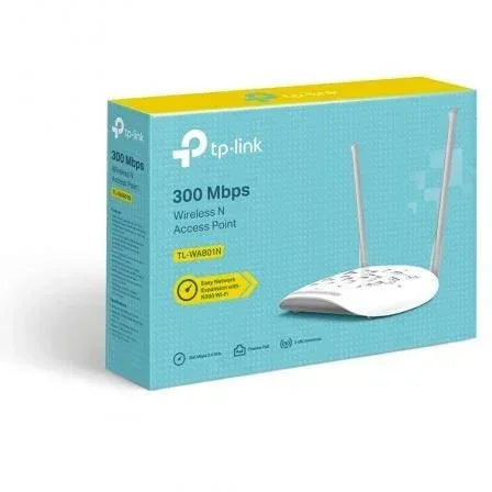 Punto de Acceso Inalámbrico TP-Link TL-WA801N V6 PoE 300Mbps/ 2.4GHz/ Antenas de 5dBi/ WiFi 802.11n/b/g - PixelPlaza