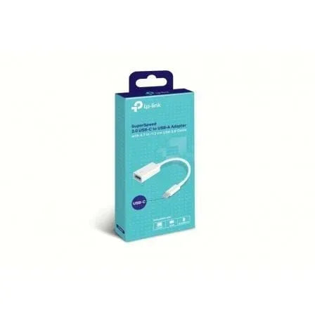 Cable USB 2.0 TP-Link UC400/ USB Tipo-C Macho - USB Hembra/ 10cm/ Blanco - PixelPlaza