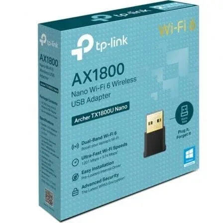 Adaptador USB - WiFi TP-Link Archer TX1800U Nano/ 1800Mbps - PixelPlaza