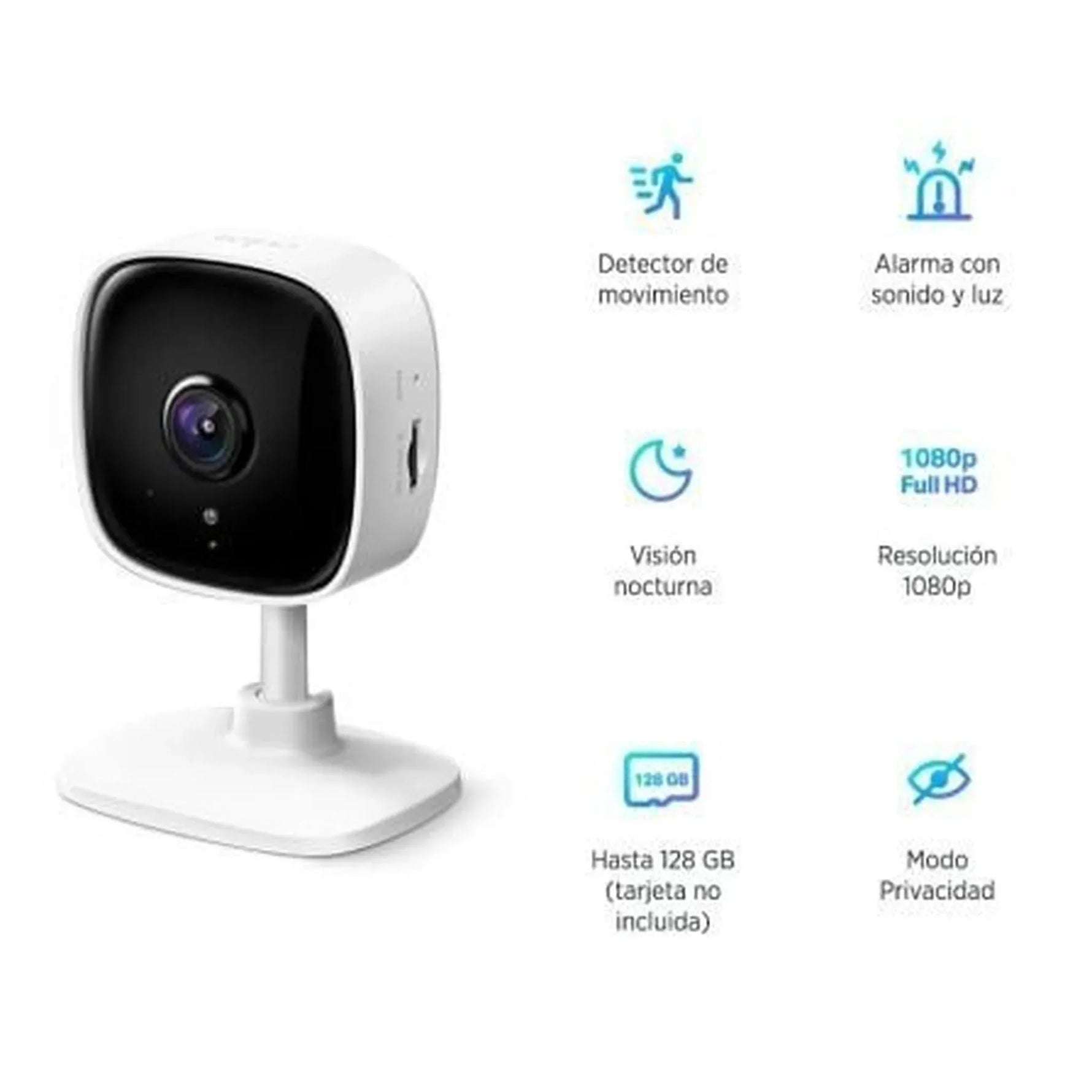 Cámara de Videovigilancia TP-Link Tapo C100/ Visión Nocturna/ Control desde APP - PixelPlaza