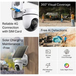 Cámara de Videovigilancia TP-Link Tapo C615G Kit/ Visión Nocturna/ Control desde APP/ Incluye Panel Solar