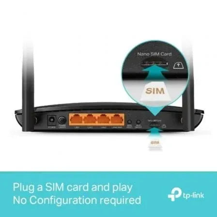 Router Inalámbrico 4G TP-Link Archer MR500 1200Mbps 2.4GHz 5GHz/ 2 Antenas/ WiFi 802.11a/n/ac - b/g/n - PixelPlaza
