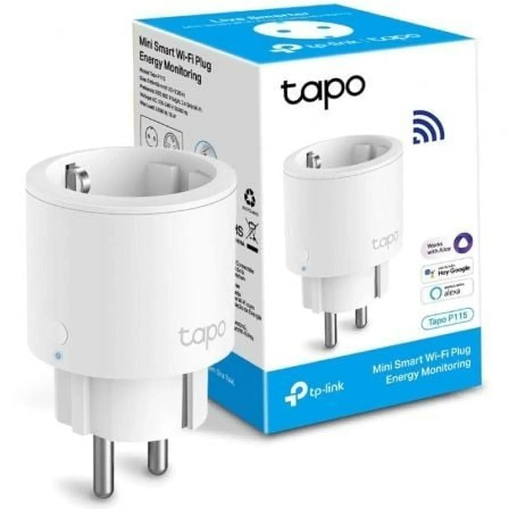 Enchufe WiFi Inteligente TP-Link Tapo P115 - PixelPlaza