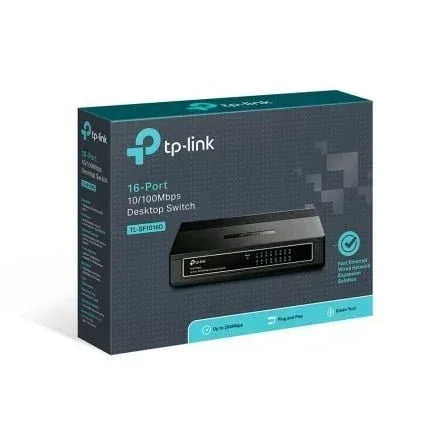 Switch TP-Link 16P 16 Puertos/ RJ-45 10/100 - PixelPlaza