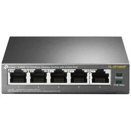Switch TP-Link TL-SF1005P 5 Puertos/ RJ-45 10/100 PoE - PixelPlaza