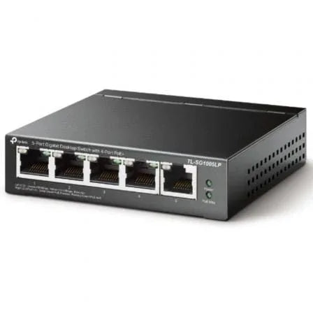 Switch TP-Link TL-SG1005LP 5 Puertos/ RJ-45 10/100/1000/ PoE - PixelPlaza