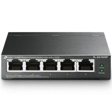 Switch TP-Link TL-SG1005P 5 Puertos/ RJ-45 10/100/1000 PoE - PixelPlaza