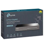 Switch 8 puertos tp - link tl - sg1008mp 10 - 100 - 1000 poe+