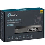 Switch TP-Link TL-SG1016DE/ 16 Puertos/ RJ45 10/100/1000 - PixelPlaza