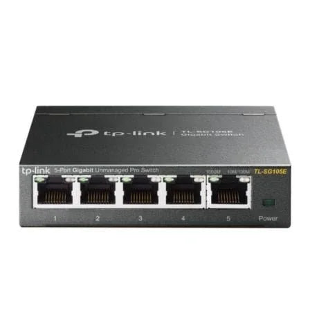 Switch TP-Link Easy Smart TL-SG105E 5 Puertos/ RJ-45 10/100/1000 - PixelPlaza