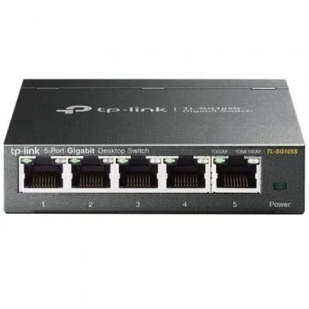 Switch TP-Link TL-SG105S 5 Puertos/ RJ-45 10/100/1000 - PixelPlaza