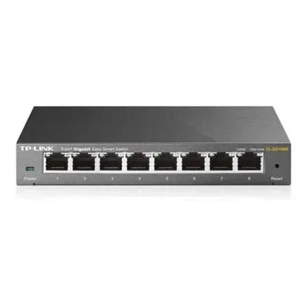 Switch TP-Link Easy Smart TL-SG108E 8 Puertos/ RJ-45 10/100/1000 - PixelPlaza