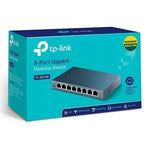 Switch TP-Link TL-SG108 V3.0 8 Puertos/ RJ-45 10/100/1000 - PixelPlaza