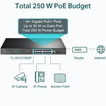 Switch 18 puertos tp - link tl - sg1218mp 16 puertos gigabit poe 2 puertos sfp