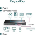 Switch 18 puertos tp - link tl - sg1218mp 16 puertos gigabit poe 2 puertos sfp