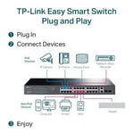 Switch Gestionable TP-Link Gigabit TL-SG1428PE 28 Puertos/ RJ-45 10/100/1000 PoE+/ SFP - PixelPlaza