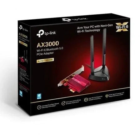 Tarjeta de Red Inalámbrica-PCI Express TP-Link Archer TX3000E/ 3000Mbps/ 2.4/5GHz - PixelPlaza