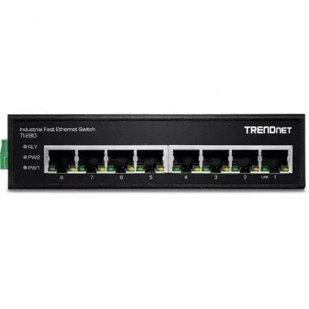 Switch TRENDnet TI-E80 8 Puertos/ RJ-45 Gigabit 10/100 - PixelPlaza