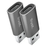 Adaptador USB 3.2 GEN2 Trust Calyx / USB Tipo-C Hembra - USB Macho - PixelPlaza