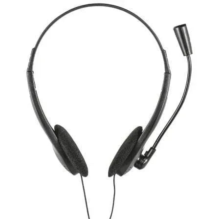 Auriculares Trust Primo Chat/ con Micrófono/ Jack 3.5/ Negros - PixelPlaza
