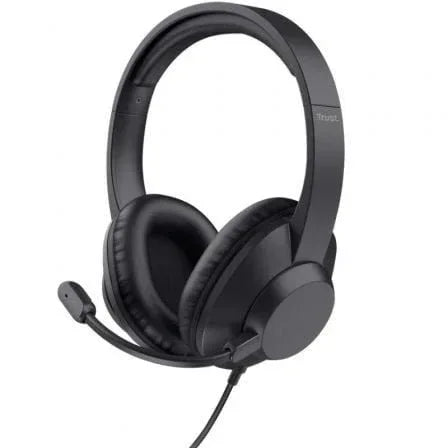 Auriculares Trust Ayda Max USB/ con Micrófono/ USB/ Negros - PixelPlaza