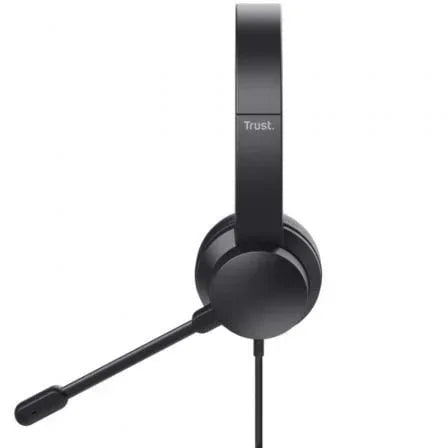 Auriculares Trust Ayda/ con Micrófono/ USB/ Negros - PixelPlaza