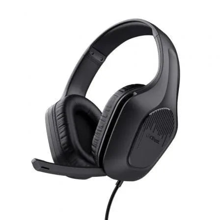 Auriculares Gaming con Micrófono Trust Gaming GXT 415 Zirox/ Jack 3.5/ Negros - PixelPlaza