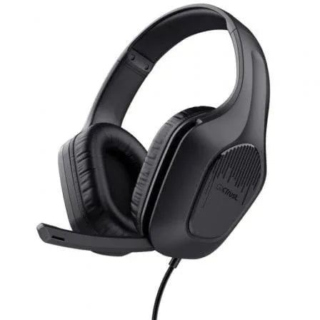 Auriculares Gaming con Micrófono Trust Gaming GXT 417 Zirox/ Jack 3.5/ Negros - PixelPlaza