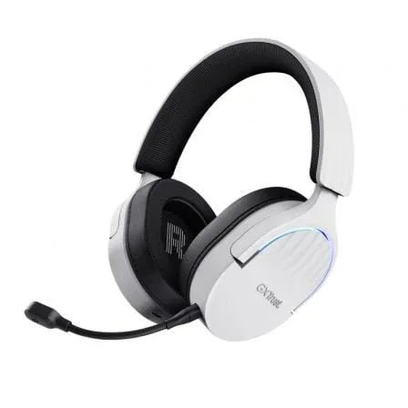 Auriculares Gaming Inalámbricos con Micrófono Trust Gaming GXT 491 Fayzo/ Bluetooth/ Jack 3.5/ Blancos - PixelPlaza