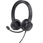 Auriculares Trust HS-201 USB/ con Micrófono/ USB/ Negros - PixelPlaza