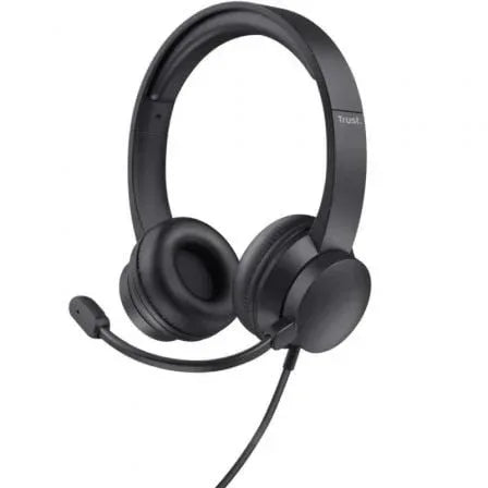 Auriculares Trust HS-201 USB/ con Micrófono/ USB/ Negros - PixelPlaza