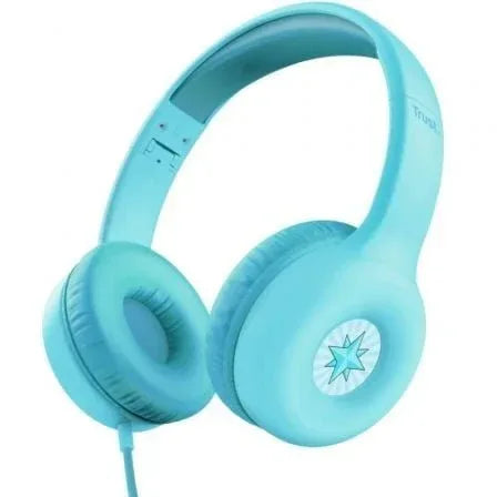 Auriculares Infantiles Trust Nouna Kids/ con Micrófono/ Azules - PixelPlaza