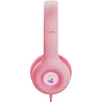 Auriculares Infantiles Trust Nouna Kids/ con Micrófono/ Rosas - PixelPlaza