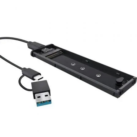 Caja Externa para Disco SSD M.2 Trust 25806/ USB 3.2 Gen2/ Sin tornillos - PixelPlaza