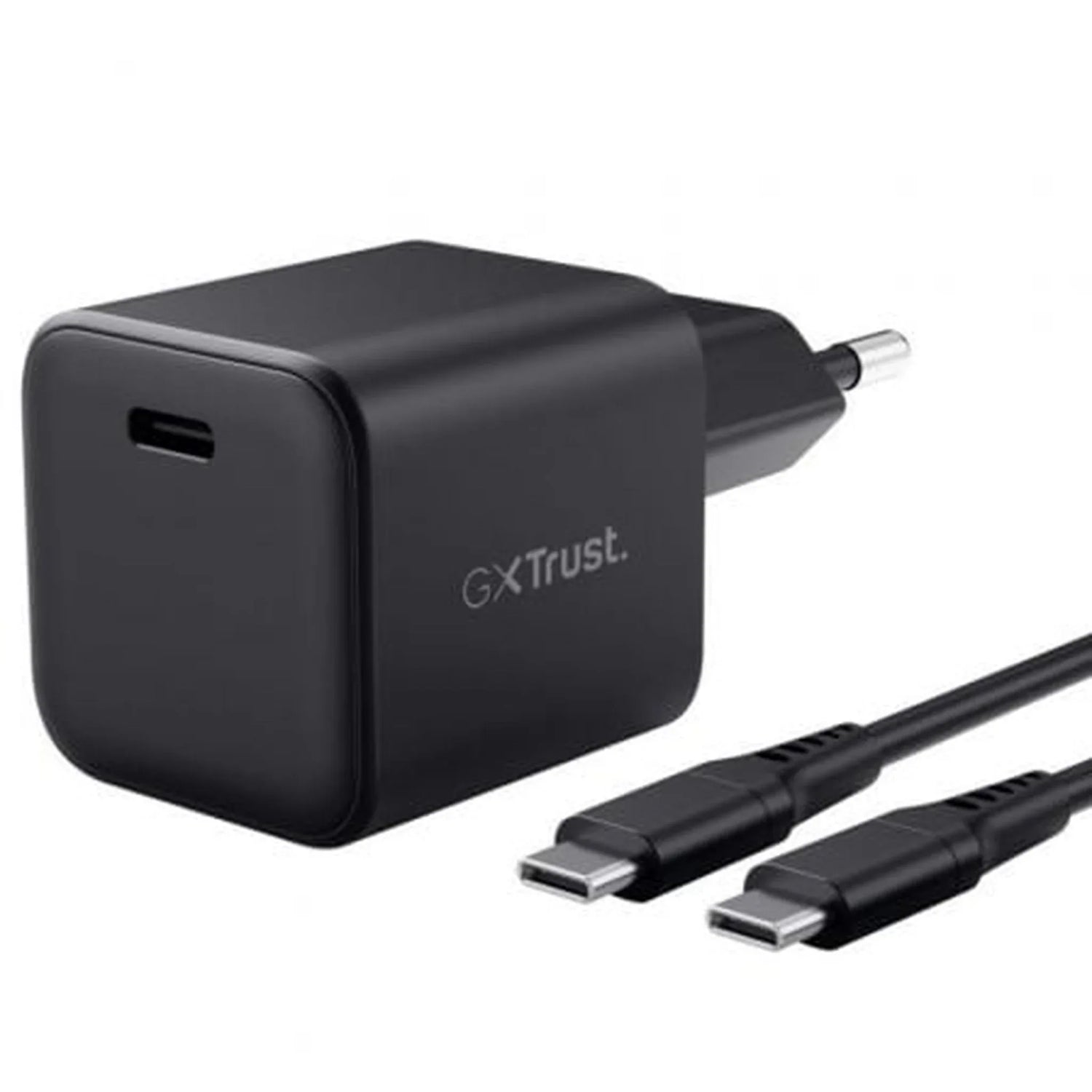 Cargador de Pared GaN Trust Gaming GXT 1258 Switch 2/ 1xUSB Tipo-C/ Incluye Cable USB Tipo-C/ 65W - PixelPlaza