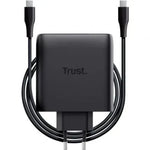 Cargador de Pared GaN Trust Maxo 100W/ 2xUSB Tipo-C/Incluye Cable USB Tipo-C/ 100W - PixelPlaza