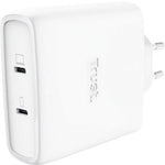 Cargador de Pared GaN Trust Maxo 100W/ 2xUSB Tipo-C/ Incluye Cable USB Tipo-C/ 100W