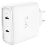 Cargador de Pared GaN Trust Maxo 65W 25526/ 2xUSB Tipo-C/ Incluye Cable USB Tipo-C/ 65W