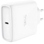 Cargador de Pared GaN Trust Maxo 65W/ 1xUSB Tipo-C/ Incluye Cable USB Tipo-C/ 65W - PixelPlaza