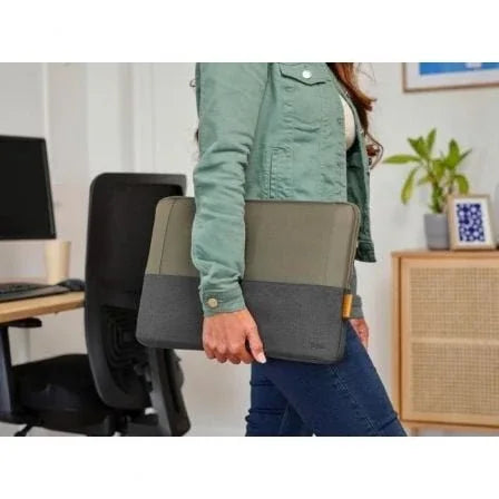 Funda Trust Lisboa para Portátiles hasta 16"/ Verde - PixelPlaza