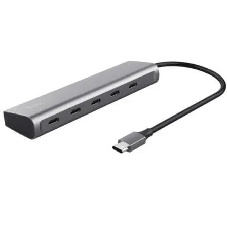 Hub USB Tipo-C Trust Halyx/ 4xUSB Tipo-C/ 1xUSB Tipo-C PD - PixelPlaza