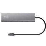 Hub USB Tipo-C Trust Halyx/ 4xUSB Tipo-C/ 1xUSB Tipo-C PD - PixelPlaza