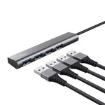 Hub USB Tipo-C Trust Halyx/ 4xUSB - PixelPlaza