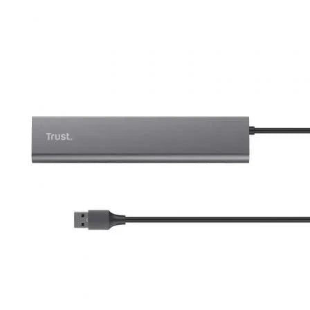 Hub USB 3.2 Gen1 Trust Halyx/ 7xUSB/ 1xUSB-C - PixelPlaza
