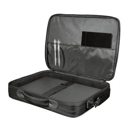 Maletín Trust Atlanta para Portátiles hasta 15.6"/ Negro - PixelPlaza