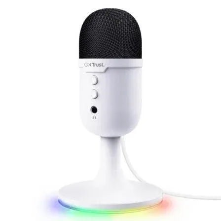 Micrófono Trust Gaming GXT 234W Yunix/ USB/ Blanco - PixelPlaza