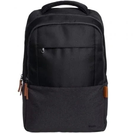 Mochila Trust Lisboa para Portátiles hasta 16"/ Negra - PixelPlaza