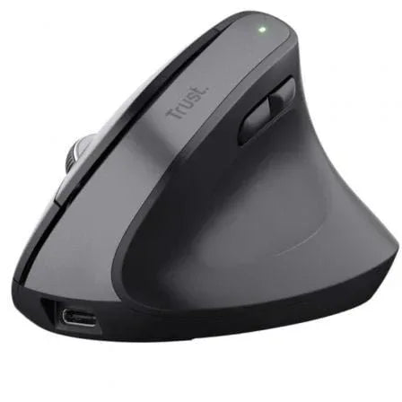 Ratón Vertical Inalámbrico por Bluetooth Trust Bayo+/ Batería Recargable/ Hasta 2400 DPI - PixelPlaza